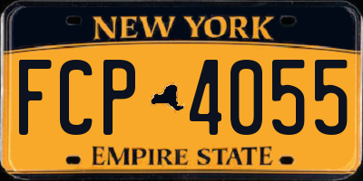 NY license plate FCP4055