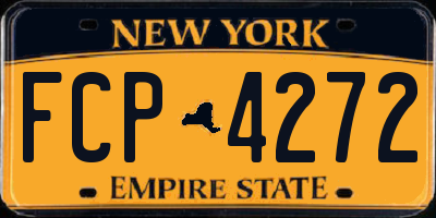 NY license plate FCP4272
