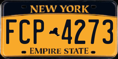 NY license plate FCP4273