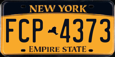 NY license plate FCP4373