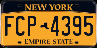 NY license plate FCP4395
