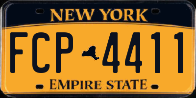NY license plate FCP4411
