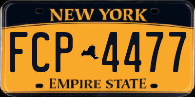 NY license plate FCP4477