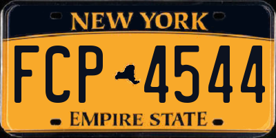 NY license plate FCP4544