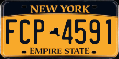 NY license plate FCP4591
