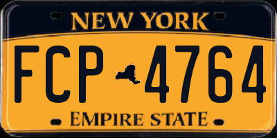 NY license plate FCP4764