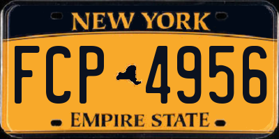 NY license plate FCP4956
