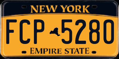 NY license plate FCP5280