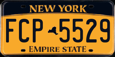 NY license plate FCP5529