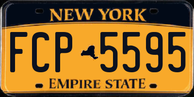 NY license plate FCP5595