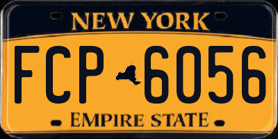 NY license plate FCP6056