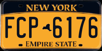 NY license plate FCP6176