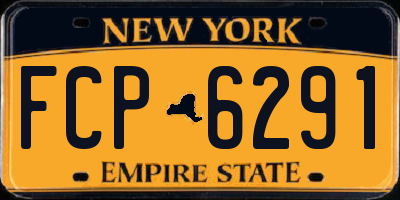 NY license plate FCP6291