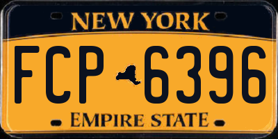 NY license plate FCP6396