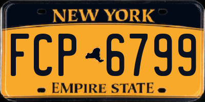 NY license plate FCP6799