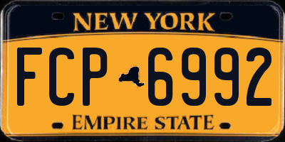 NY license plate FCP6992