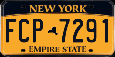 NY license plate FCP7291