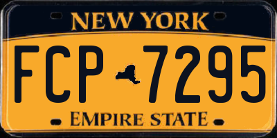 NY license plate FCP7295