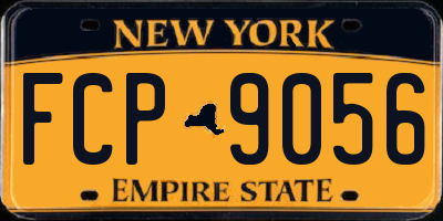 NY license plate FCP9056