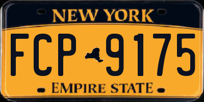 NY license plate FCP9175