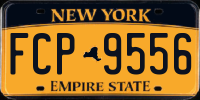 NY license plate FCP9556