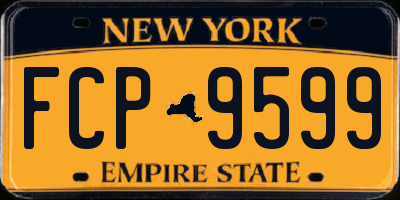 NY license plate FCP9599