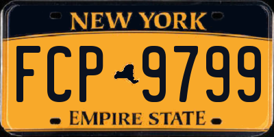 NY license plate FCP9799