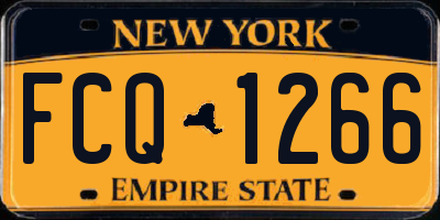 NY license plate FCQ1266
