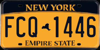 NY license plate FCQ1446
