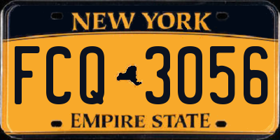 NY license plate FCQ3056