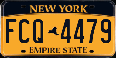 NY license plate FCQ4479