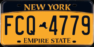 NY license plate FCQ4779