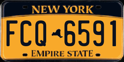NY license plate FCQ6591