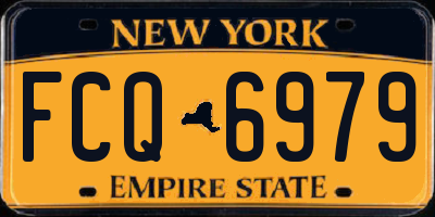 NY license plate FCQ6979