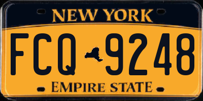NY license plate FCQ9248