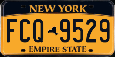 NY license plate FCQ9529