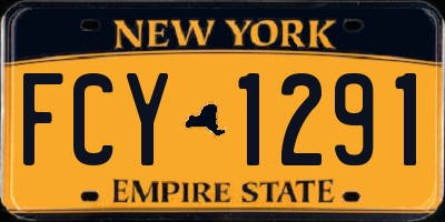 NY license plate FCY1291