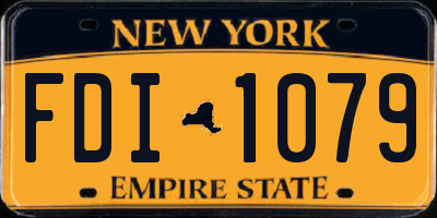 NY license plate FDI1079