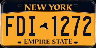 NY license plate FDI1272