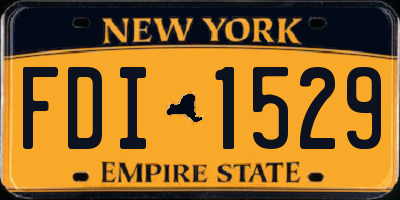 NY license plate FDI1529