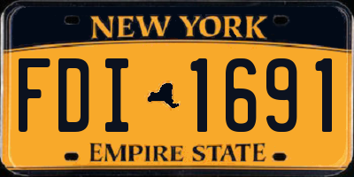 NY license plate FDI1691