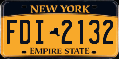 NY license plate FDI2132