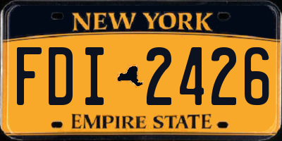 NY license plate FDI2426