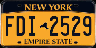 NY license plate FDI2529
