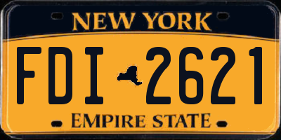 NY license plate FDI2621