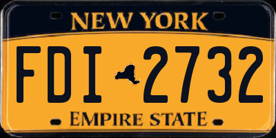 NY license plate FDI2732