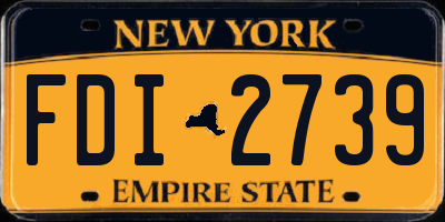 NY license plate FDI2739