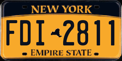 NY license plate FDI2811