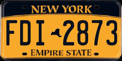 NY license plate FDI2873
