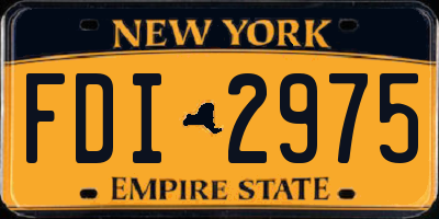 NY license plate FDI2975